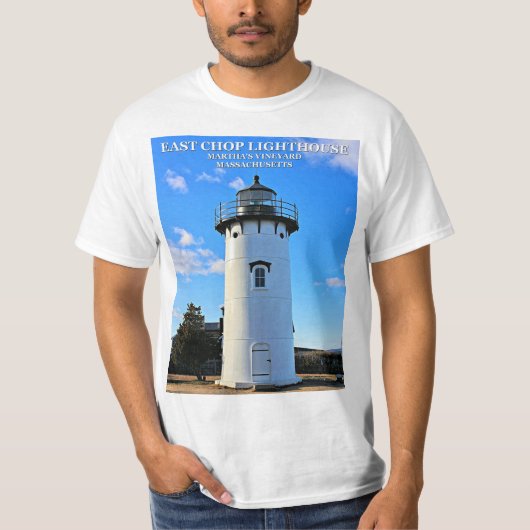 East Chop Lighthouse, Massachusetts T-Shirt (Voorkant)