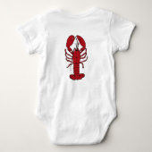 East Coast Baby Lobster Nova Scotia Canada Romper (Achterkant)