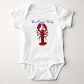 East Coast Baby Lobster Nova Scotia Canada Romper (Voorkant)