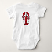 East Coast Baby Lobster Nova Scotia Canada Romper (Achterkant)