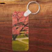 East Coast Beach and Lighthouse, van Gary Poling Sleutelhanger (Achterkant)