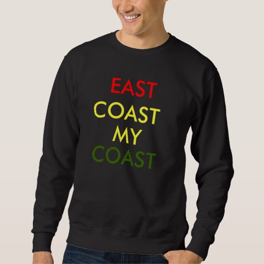 East Coast Bmx Crew Neck SweatShirt (Voorkant)