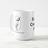 East Coast Conservative Podcast Logo Mok 15oz (Voorkant links)