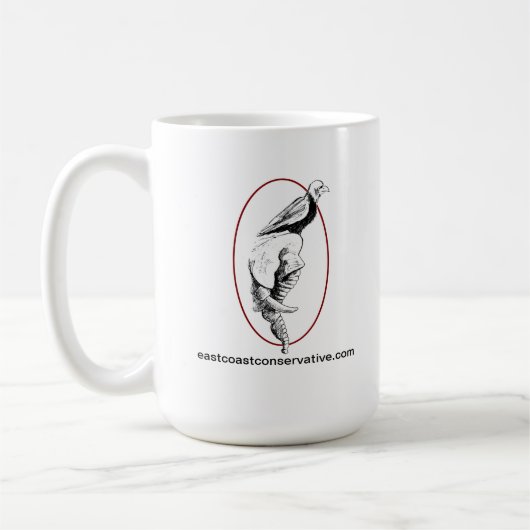 East Coast Conservative Podcast Logo Mok 15oz (Links)