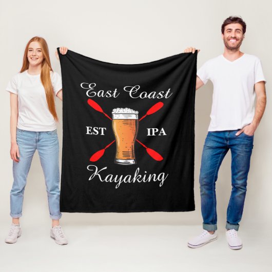 East Coast Kayaking est IPA-bier fleece deken (In situ)