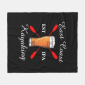East Coast Kayaking est IPA-bier fleece deken (Voorkant (Horizontaal))