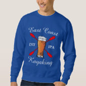 East Coast Kayaking sweater est IPA beer (Voorkant)