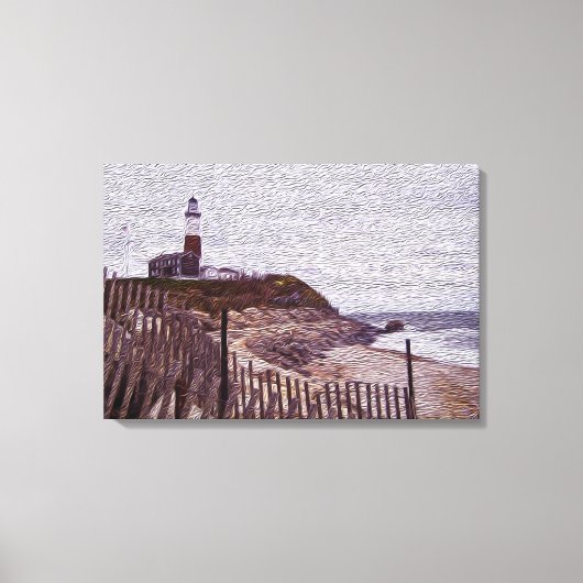 East Coast Lighthouse Canvas (Voorkant)