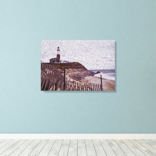 East Coast Lighthouse Canvas (Insitu (Houten vloer))