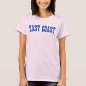 East Coast Nep-glitter T-shirt (Voorkant)