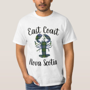 East Coast Nova Scotia tartan lobster T-Shirt