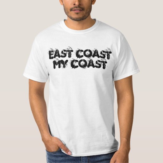 East Coast T-Shirt (Voorkant)