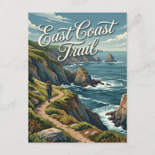 East Coast Trail Canada Briefkaart