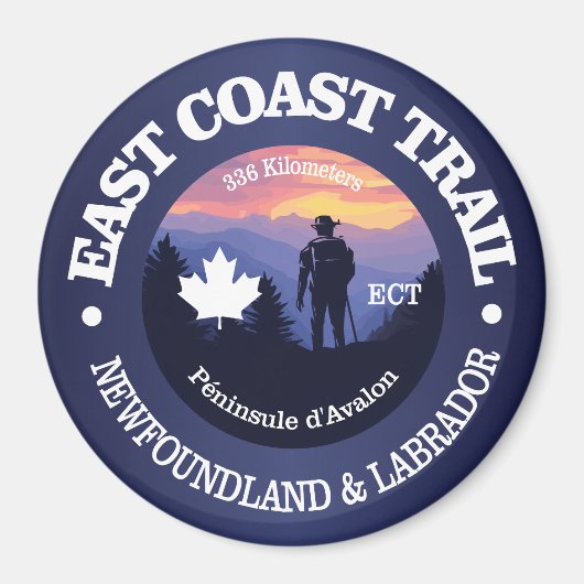 East Coast Trail (RD2) Magneet (Voorkant)