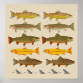 East Coast Trout Jems Poster (Voorkant)