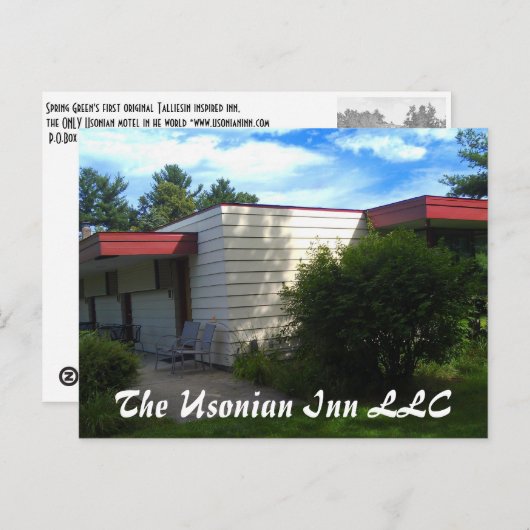 East Corner uitzicht - postkaart (Voorkant / Achterkant)