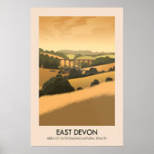 East Devon AONB Reisposter Poster (Voorkant)