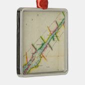 EaSt. Einde van het meer van Ontario en de St. Law Metalen Ornament (Rechts)