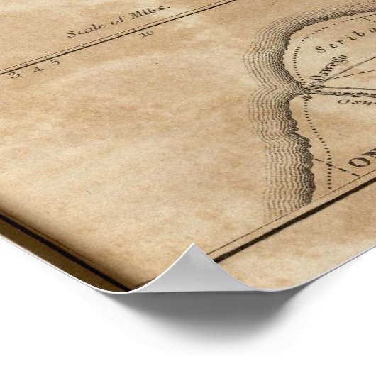 EaSt. Einde van het Ontario-meer Poster (Hoek)