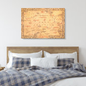 East Farthing Canvas Afdruk (Insitu (Slaapkamer))