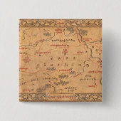 East Farthing Vierkante Button 5,1 Cm (Voorkant)