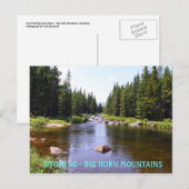 East Fork Big Goose, WYOMING - GROTE HORN MOUN.. Briefkaart (Voorkant / Achterkant)