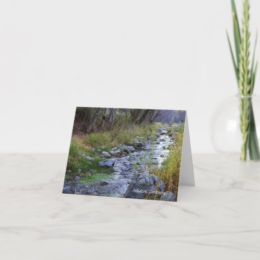 East Fork/Hayfork creek..... Kaart (Voorkant)