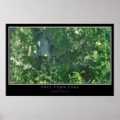 East Fork Lake State Park Ohio Satellite Map Poster (Voorkant)