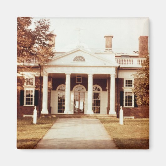 East Front of Monticello Magneet (Voorkant)