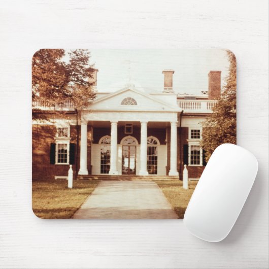 East Front of Monticello Muismat (Met muis)