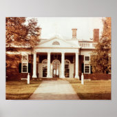 East Front of Monticello Poster (Voorkant)