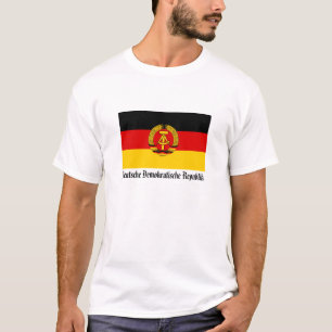East Germany Flag Deutsche Demokratische Republik T-shirt