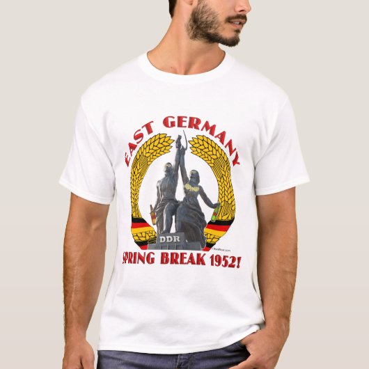 East Germany Spring Break 1952 (licht) T-shirt (Voorkant)