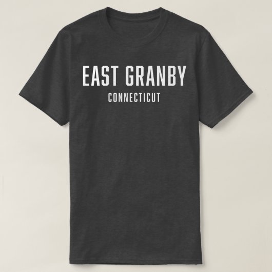 East Granby Connecticut T-shirt (Design voorkant)