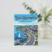 East Greenwich (Rhode Island) Briefkaart (Staand voorkant)