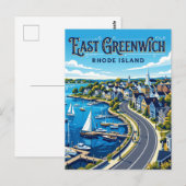 East Greenwich (Rhode Island) Briefkaart (Voorkant / Achterkant)