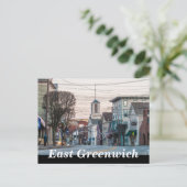 East Greenwich RI Briefkaart (Staand voorkant)