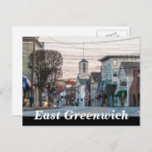 East Greenwich RI Briefkaart (Voorkant / Achterkant)