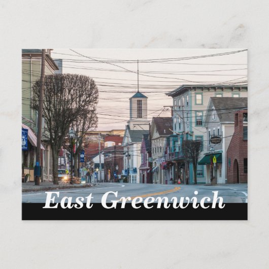 East Greenwich RI Briefkaart (Voorkant)