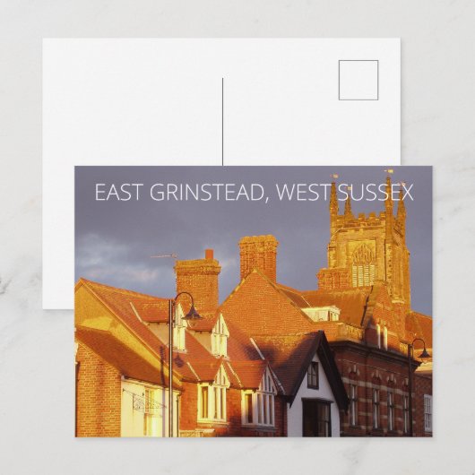 East Grstead Briefkaart (Voorkant / Achterkant)