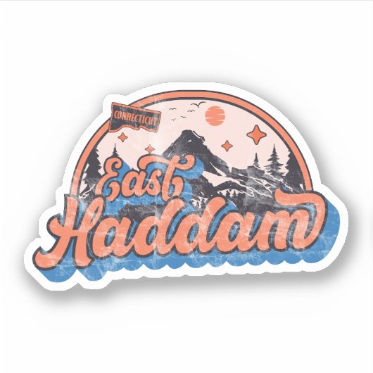 East Haddam, Connecticut Sticker (Voorkant)