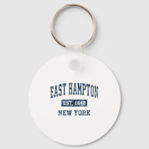 East Hampton New York Ny Vintage Srts Ontwerp Nav Sleutelhanger