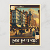 East Hartford, Connecticut |  BRIEFKAART (Voorkant)