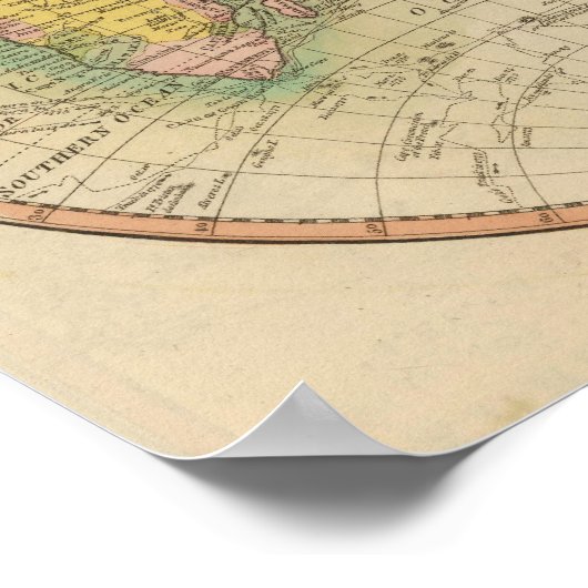 East Hemisphere Poster (Hoek)