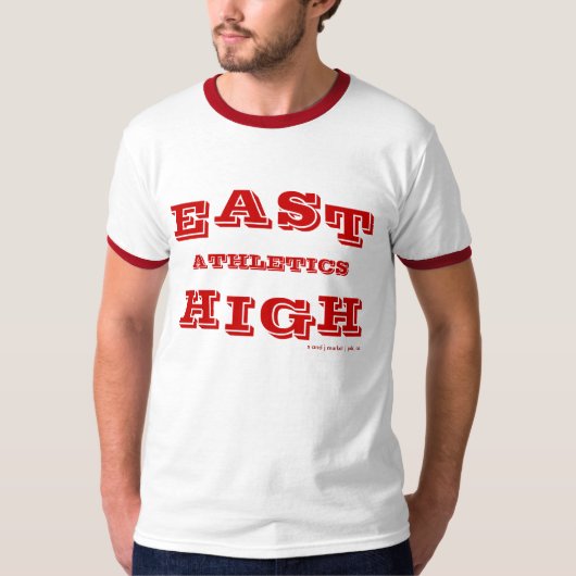 East High Athletics T-shirt (Voorkant)