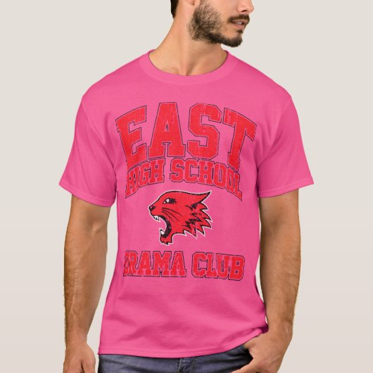 East High School Drama Club (variant) T-shirt (Voorkant)