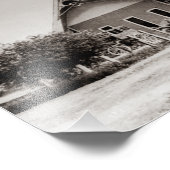 -East Jordan en Southern Depot Michigan Foto Afdruk (Hoek)