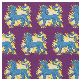 East Kingdom Blue Tyger Stof