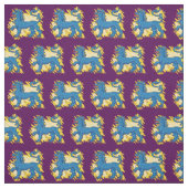 East Kingdom Blue Tyger Stof (Swatch)