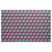 East Kingdom Blue Tyger Stof (Fat Quarter)